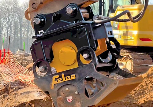 Felco Industries | Excavator Attachments, Bedding Conveyors ...