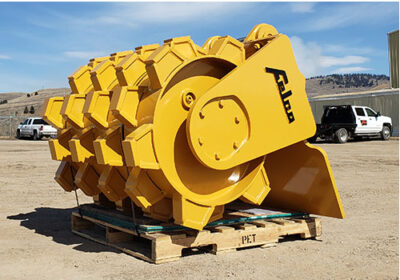 Straddle Wheel Compactors Felco Industries | Excavator Attachments, Bedding Conveyors ...